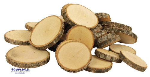 Naturholzscheiben groß 1 Kg
